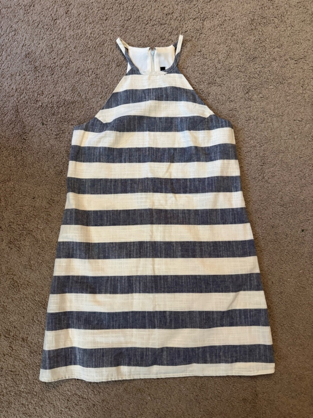 one clothing Striped Halter Dress